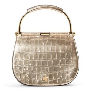 Lauren Ralph Lauren Gold Crossbody Bag